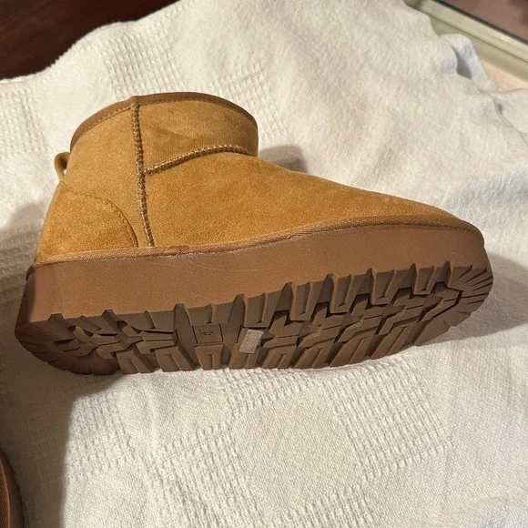 Tan Suede Ankle Boots - Picture 3 of 13